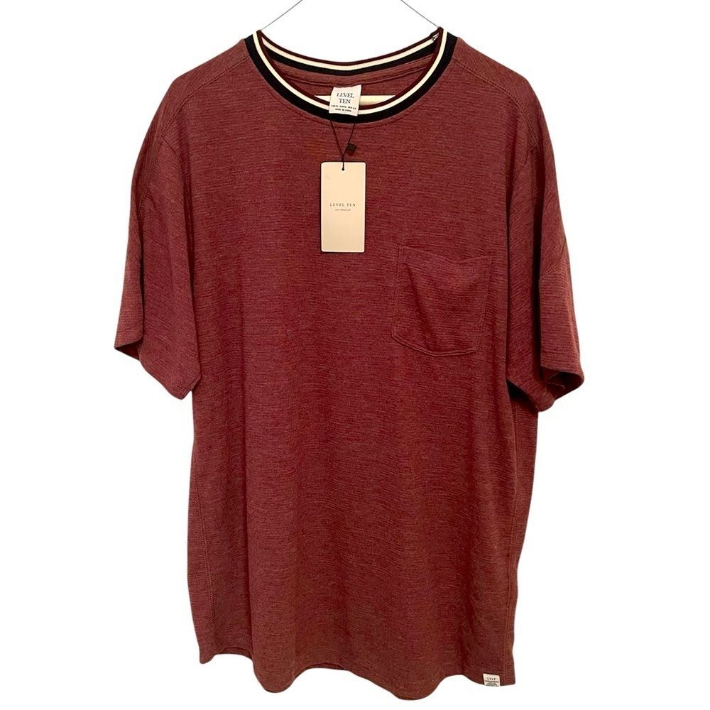 Level Ten Shirt Red Mens Size XL